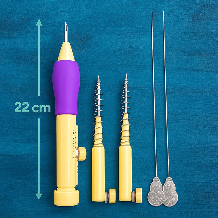 Adjustable punch needle