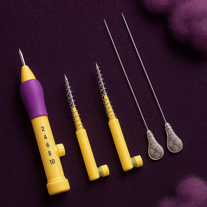 Adjustable punch needle