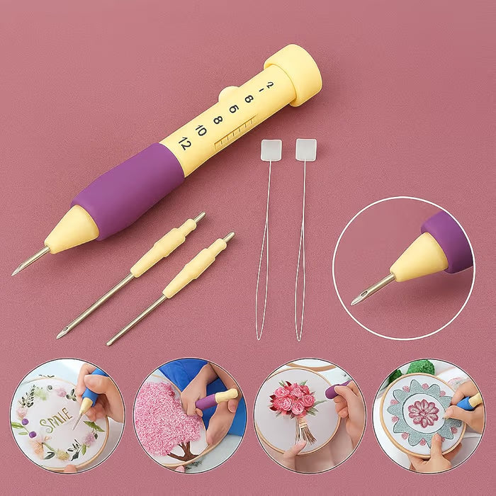 Adjustable punch needle