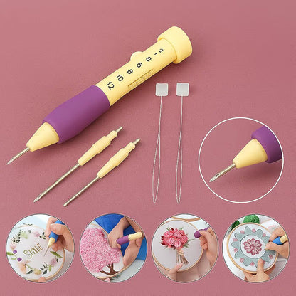 Adjustable punch needle